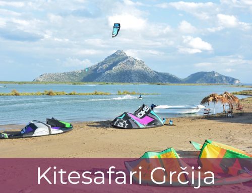 Kitesafari Grčija