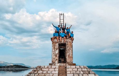 Kiteskul team chilling after a great day of kitesurfing in croatia