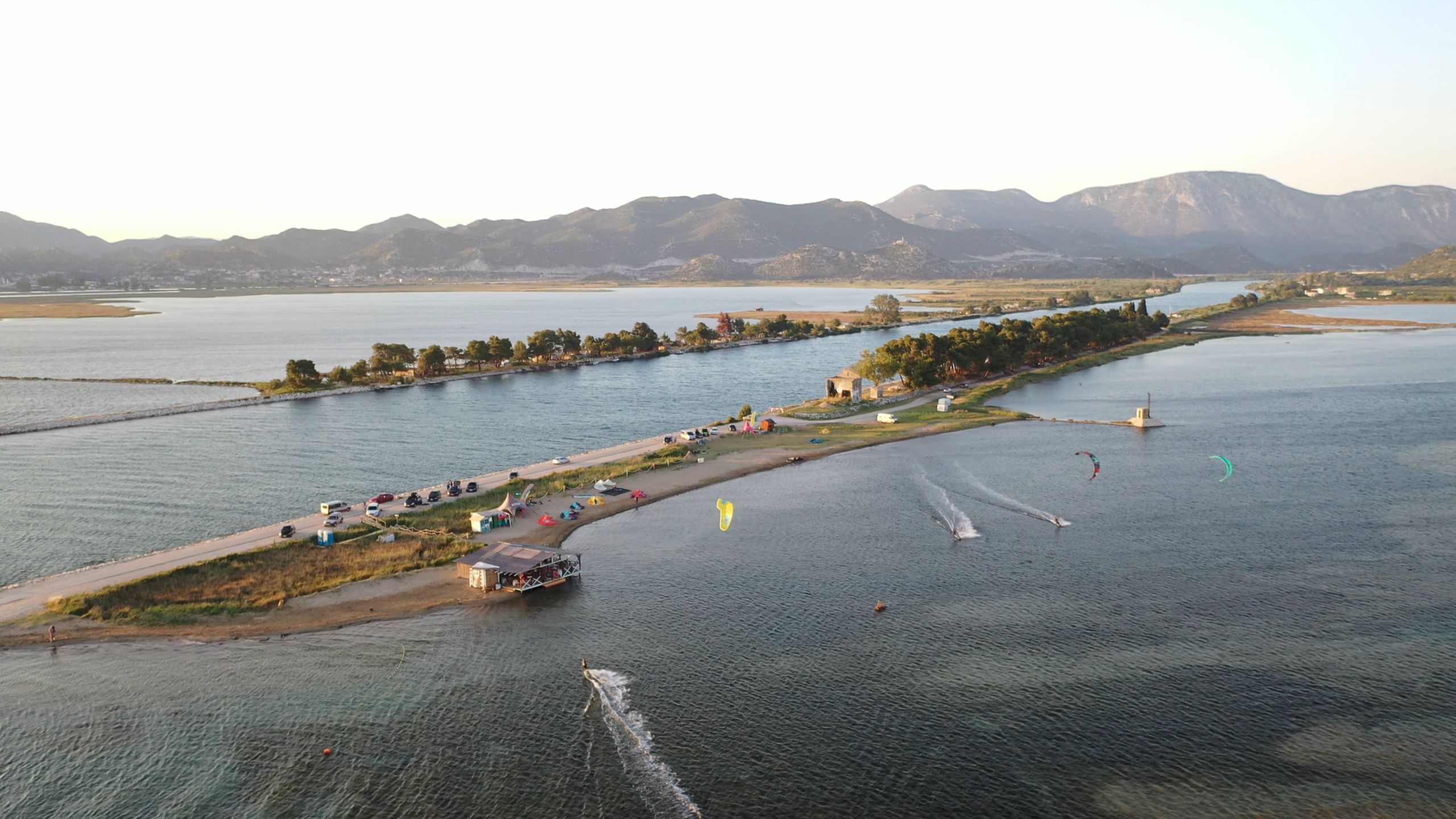 Kitesurfing spot with perfect conditions in Croatia